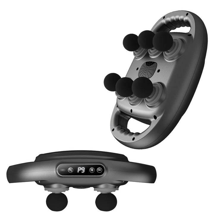 High-Quality Six-Head Massage Gun for Back & Body Relief, 20 Intensity Levels, Wireless High-Frequency Vibration, 6 Modes 