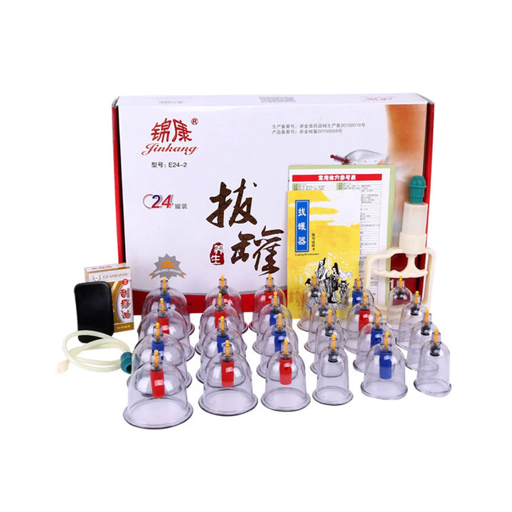 Premium Cupping Therapy Set – Vacuum Suction Cups for Massage, Anti-Cellulite, and Physiotherapy, Relieves Back, Neck