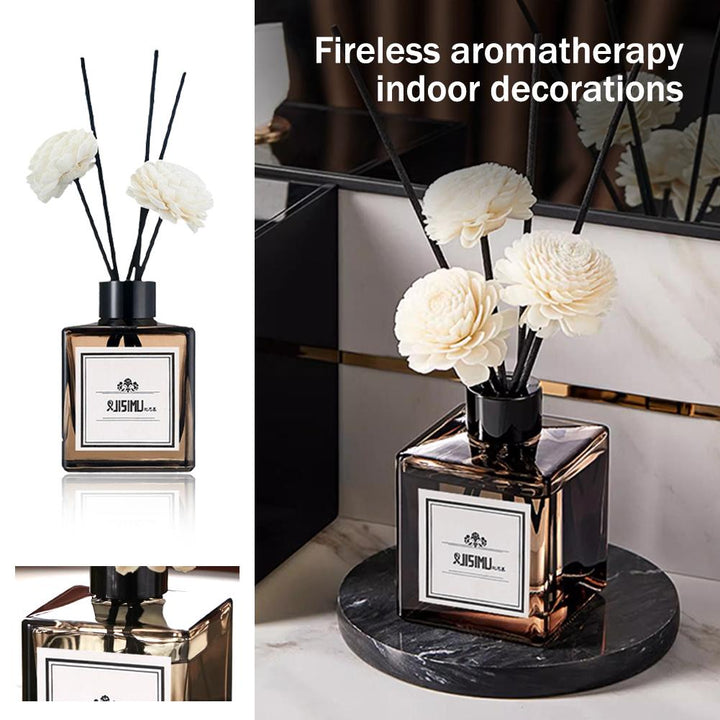 Luxury Fireless Aromatherapy Home Fragrance Diffuser – Room Decoration, Long-Lasting Floral Perfume, Household Freshener for