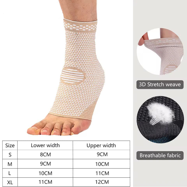 Premium Ankle Brace Compression Sleeve for Injury Recovery and Joint Pain Relief – Plantar Fasciitis Support Socks with Arch 