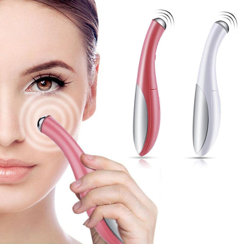 High Quality Electric Eye Massage Pen – Portable Facial and Eye Care Device, Vibration Massage, Dry Battery Powered, 