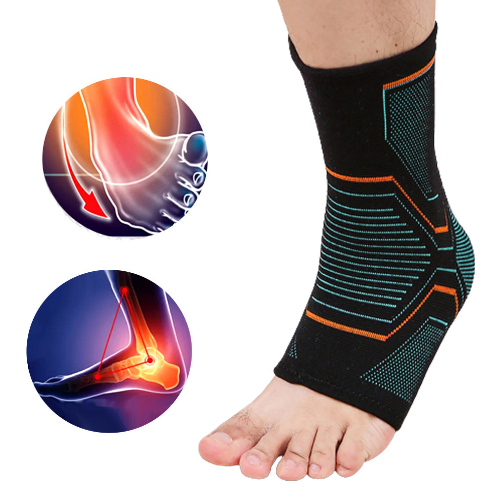 Premium Ankle Brace Compression Sleeve for Injury Recovery and Joint Pain Relief – Plantar Fasciitis Support Socks with Arch 