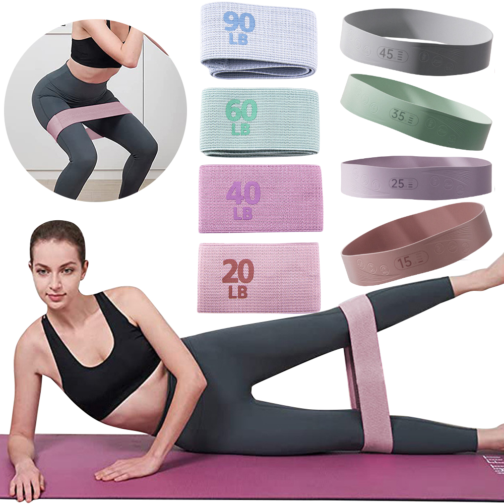 Premium Fitness Resistance Band – Hip Expander for Buttocks & Lower Body Workout, Elastic Squat Band for Home Gym, Yoga,