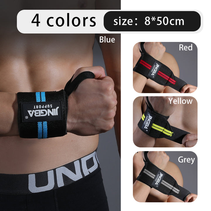 High Quality Weightlifting Wrist Wraps – Professional Wrist Support with Heavy Duty Thumb Loop, Best Wrap for Strength 