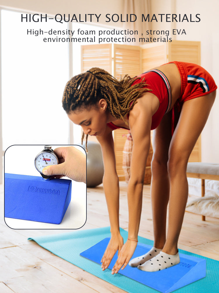 High Quality EVA Yoga Wedge Block – Lightweight Incline Slant Board for Squats, Foot Support, Deadlifts & Pilates, Durable