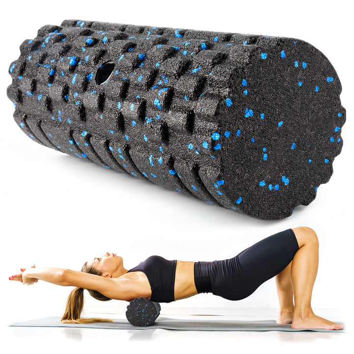 Premium EPP Foam Roller for Yoga & Fitness, 33x14cm, Muscle Relaxation & Myofascial Release, High-Density Back Massager for