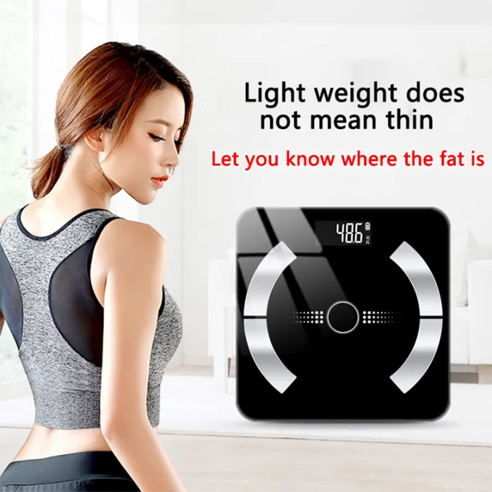 Premium Bluetooth Body Fat Scale – Smart Digital Bathroom Scale with BMI & Body Composition Analyzer