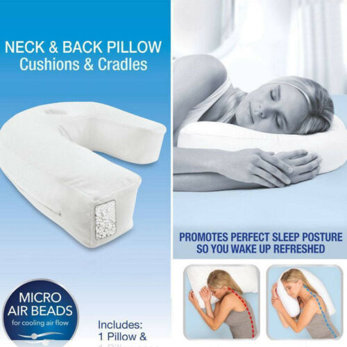 Premium Side Sleeping Pillow – Therapeutic Neck & Spine Support – Cotton Pregnancy Sleeper Pillow for Back & Neck Pain Relief