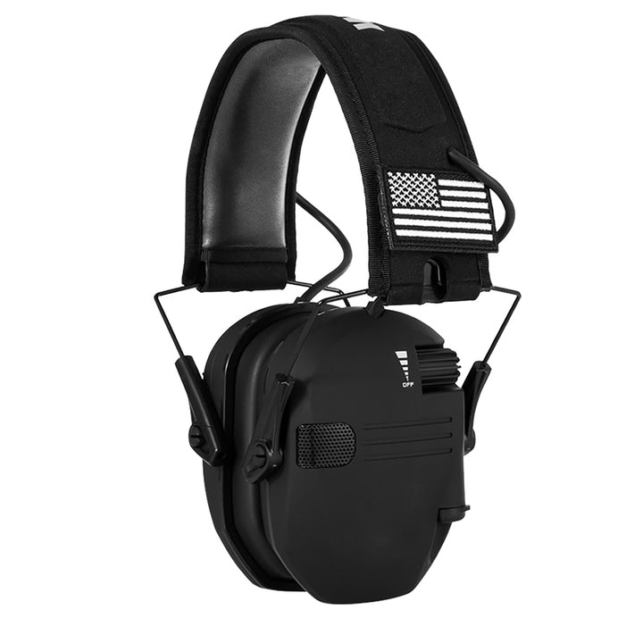 Premium Electronic Shooting Earmuffs with ARC Rail Mount – Tactical Helmet Headset for Noise Reduction, Intelligent Sound 