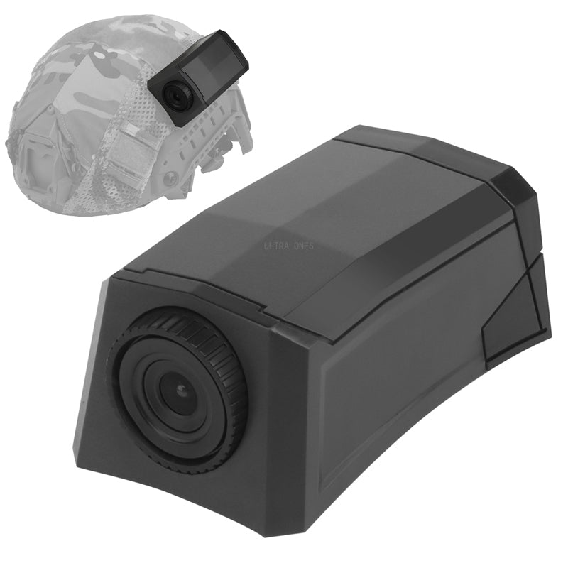 High-Quality Tactical Helmet Camera Model - Hook and Loop Fast Attachment, Prop for CS Game, Filming, Tactical Training, 