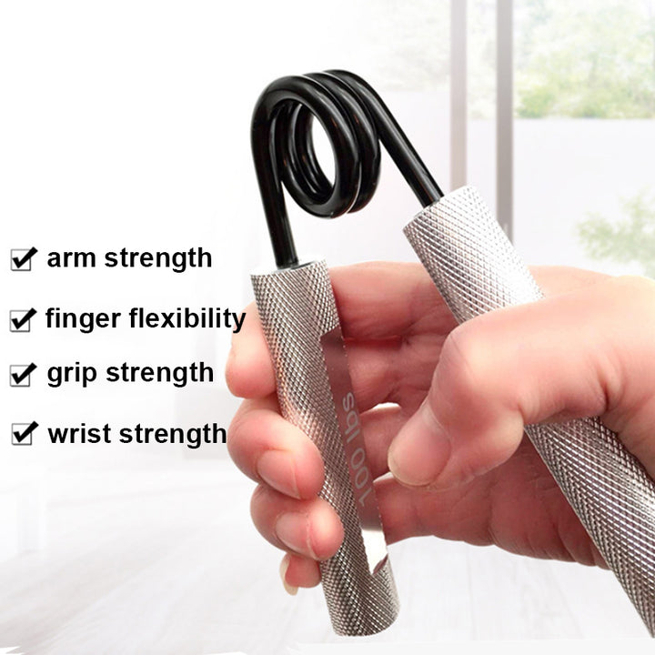 Premium Adjustable Hand Gripper - 100lbs to 350lbs Wrist & Forearm Strength Training Device - Durable Metal Grip Expander for