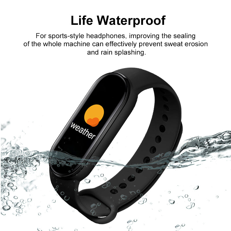 Premium Waterproof Fitness Smartwatch for Men & Women - Heart Rate, Blood Pressure, Activity Tracker, Sleep Monitor, Multi 