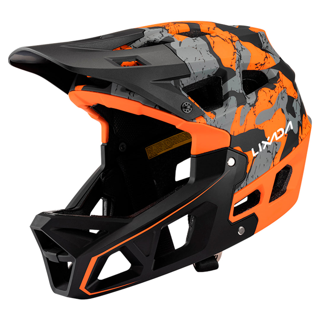 Premium Full Face Mountain Bike Helmet – Lightweight Adult Downhill MTB Racing Helmet with 31 Vents, Detachable Liner, EPP 