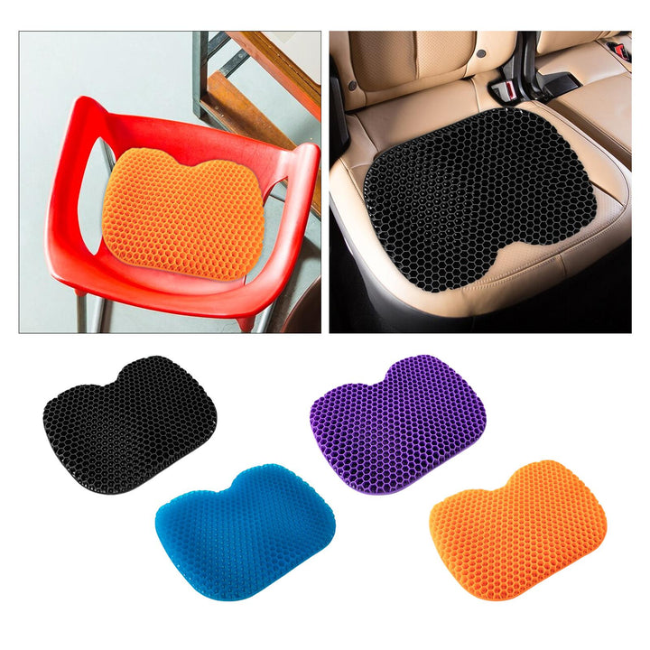 Premium 3D Gel Seat Cushion for Pressure Relief – Breathable, U-Shaped Honeycomb Chair Pad for Office, Car, & Home Use, 