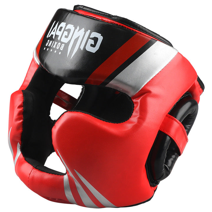 Premium Muay Thai & Taekwondo Headgear with Mask – Kids & Adults Sparring Boxing Helmet, Full Face Protector, Training Gear 