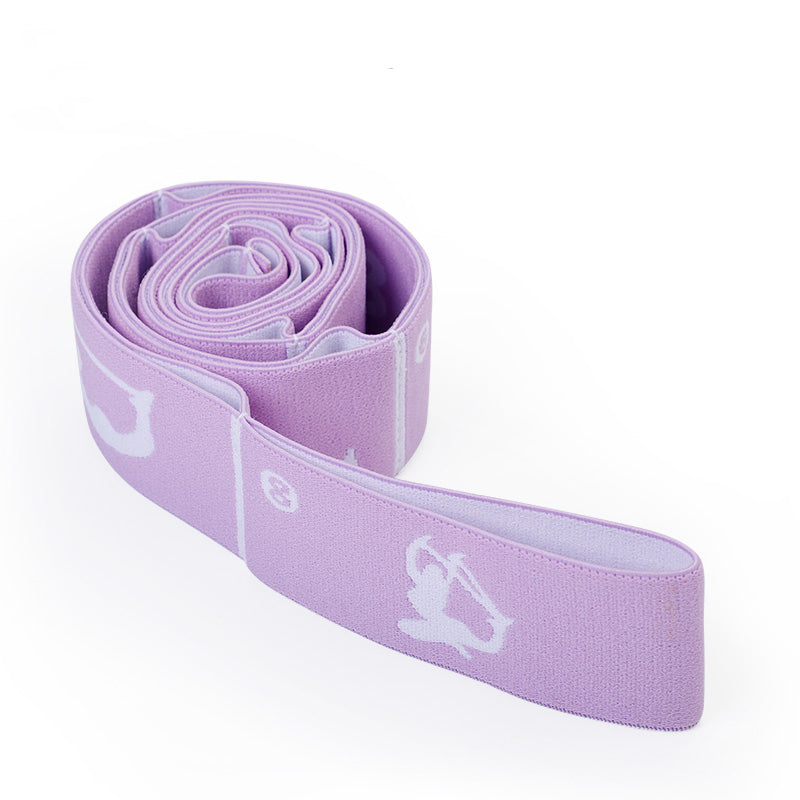 Premium Yoga Stretching Strap – Upgraded Elastic Resistance Band with 8, 10, or 12 Grids for Flexibility, Pilates, Dance