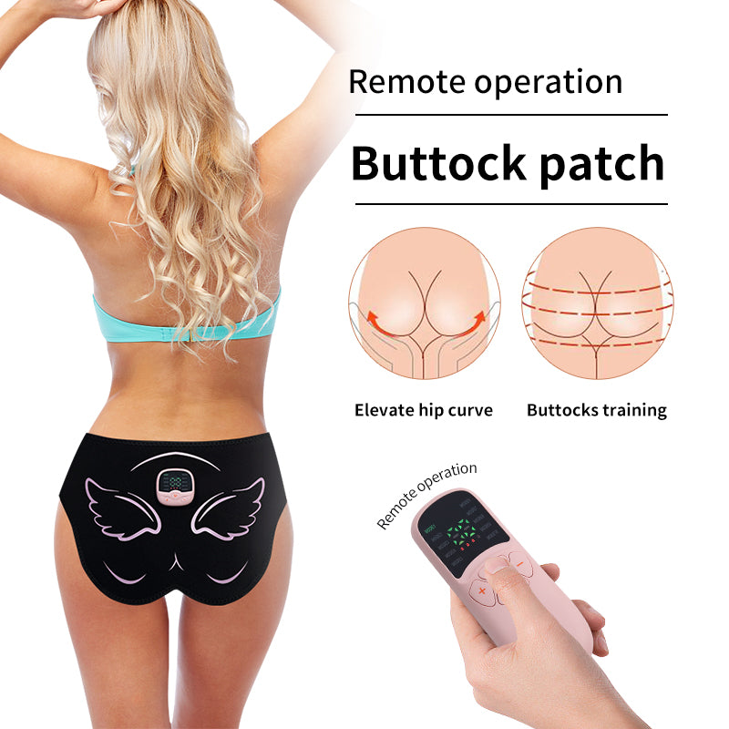 Premium EMS Hip Trainer with Remote Control | 10 Modes & 30 Intensity Levels for Buttocks Toning and Muscle Stimulation | USB