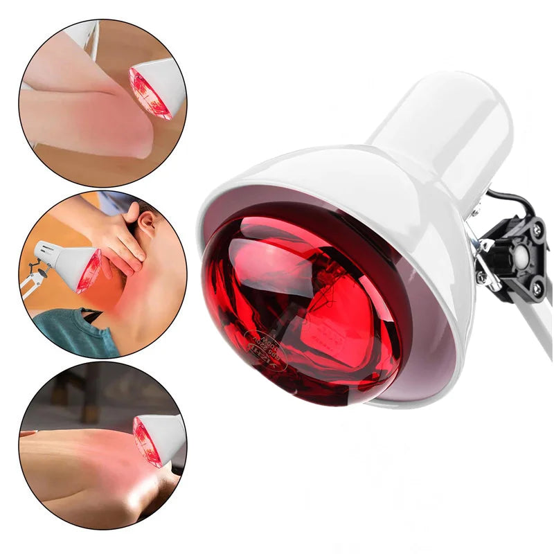 Premium Infrared Therapy Bulb 100W 150W for Deep Heat Pain Relief, Muscle Relaxation, Body Ache, Neck, Joint, and Arthritis