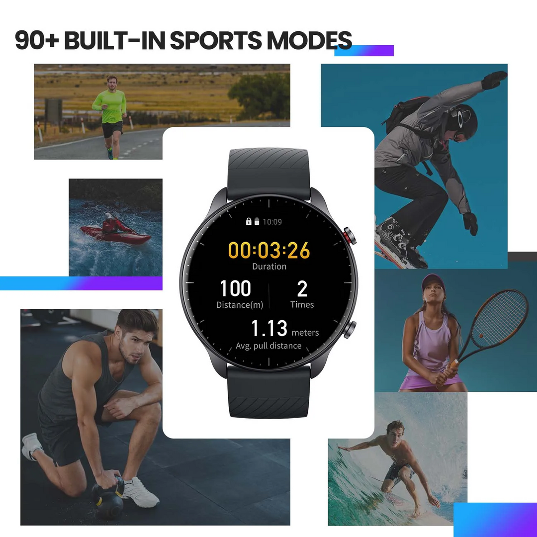 Premium Smartwatch with Blood Oxygen Monitor, Heart Rate, GPS Tracking, Phone Calls – Fitness & Health Smartwatch for Men and