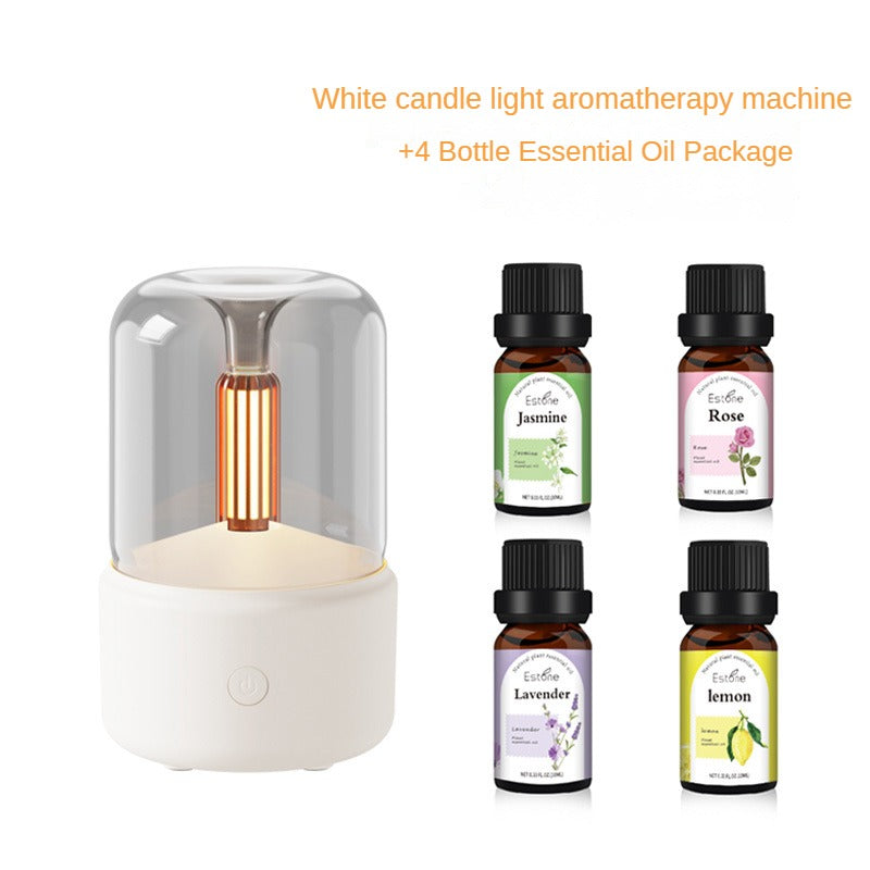 Premium Portable Mini Aroma Diffuser & USB Air Humidifier – Essential Oil Sprayer, Night Light, Cold Mist, 120ml Capacity, 