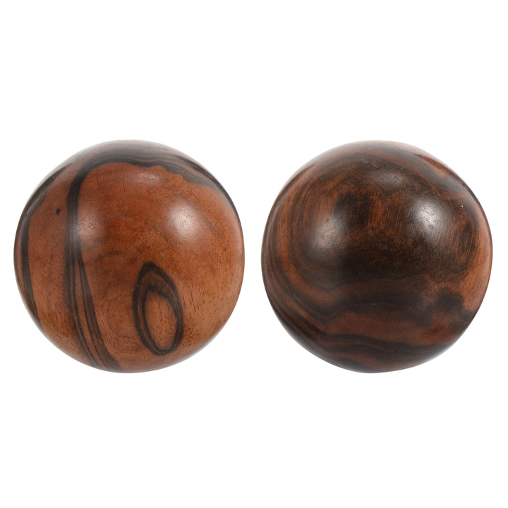 Premium Wooden Massage Balls for Hand Exercise, Stress Relief, and Finger Strength – Set of 2, Ideal for Arthritis, Carpal