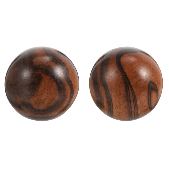 Premium Wooden Massage Balls for Hand Exercise, Stress Relief, and Finger Strength – Set of 2, Ideal for Arthritis, Carpal