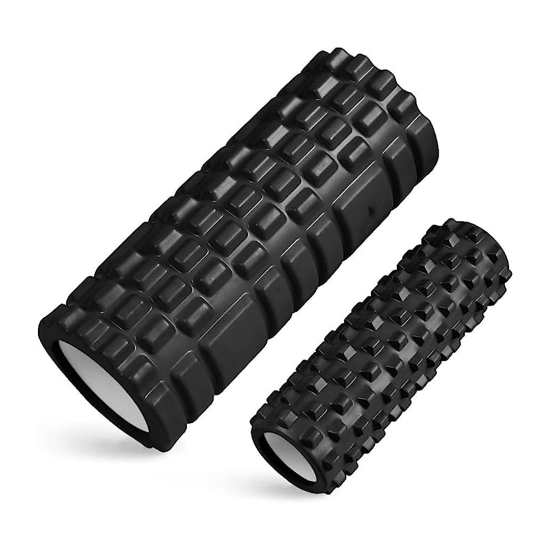 Premium Yoga Foam Roller for Muscle Recovery and Back Massage, 33*14cm Grid Axis Design, High-Density Foam, Ideal for Muscle