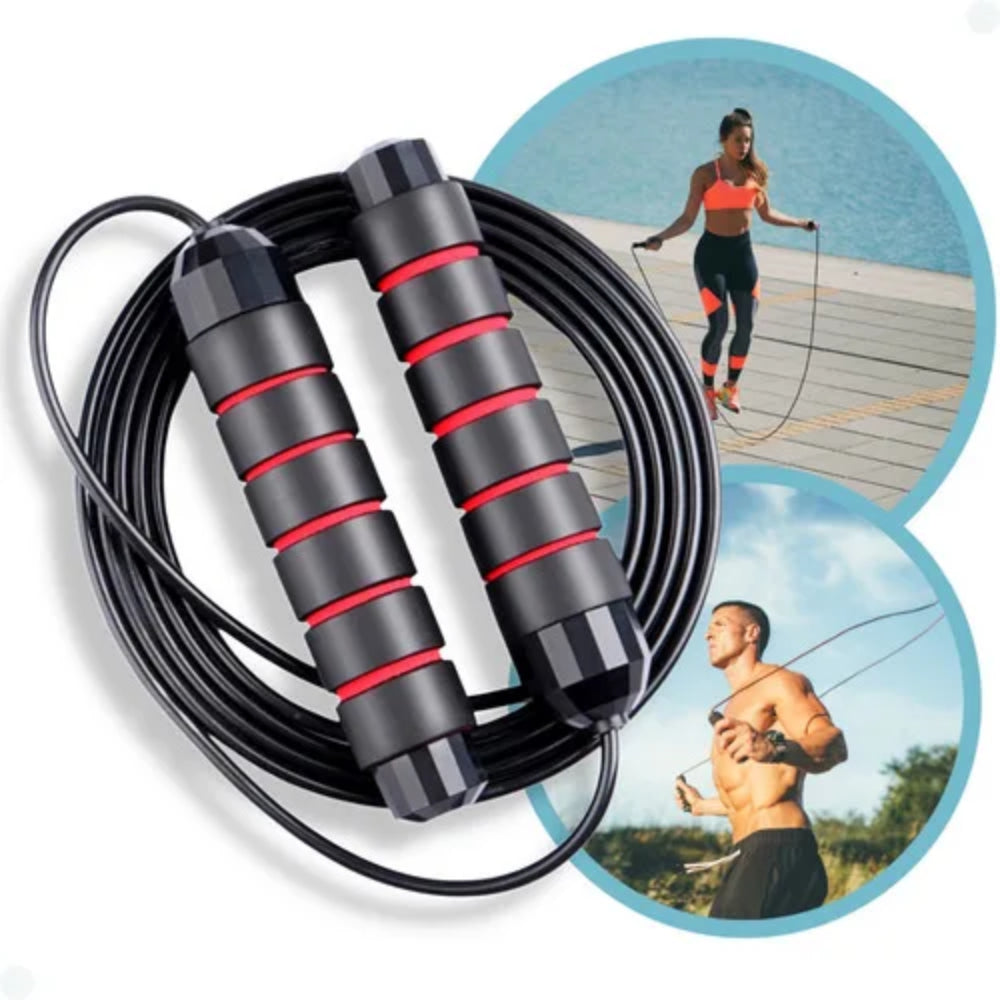 High-Quality Tangle-Free Jump Rope with Ball Bearings – Adjustable 3m Speed Cable Skipping Rope for Gym, Cardio, and Cross