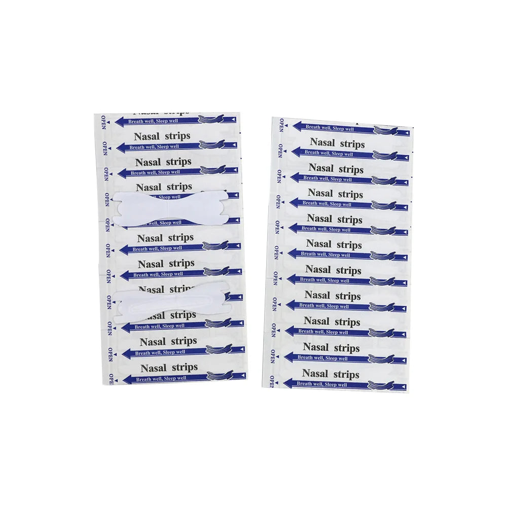 High Quality Anti-Snoring Nasal Strips - 50pcs Transparent Stop Snoring Aid, Better Nose Breath, Extra Strength Nasal Patch 