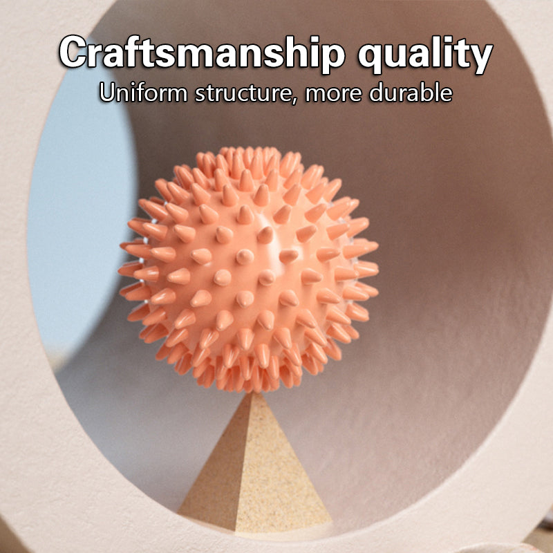 Premium PVC Spiky Massage Ball for Trigger Point Therapy, Pain Relief, and Plantar Fasciitis Treatment, 6cm Hedgehog Massage