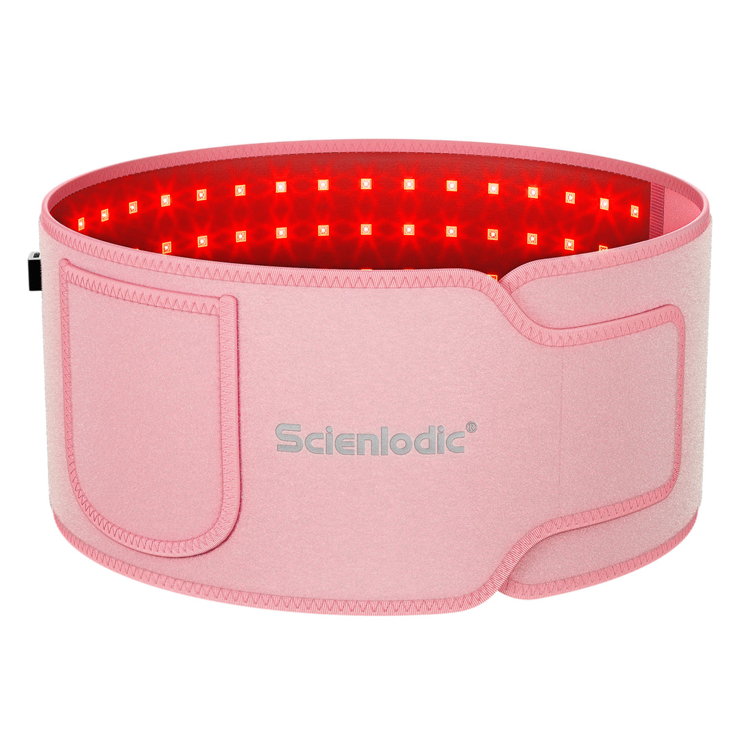 Premium Red & Infrared Light Therapy Belt - 850nm & 660nm LED Slimming Wrap for Fat Burning, Pain Relief, and Full Body 