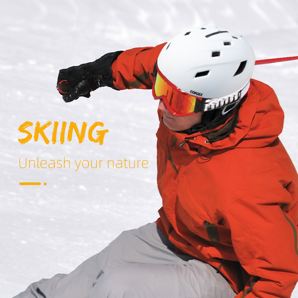 High-Quality Ski Helmet for Adults & Kids - Anti-Impact, Half-Covered Design, Warm Adjustable Fit, CE Certified, ABS + EPS 