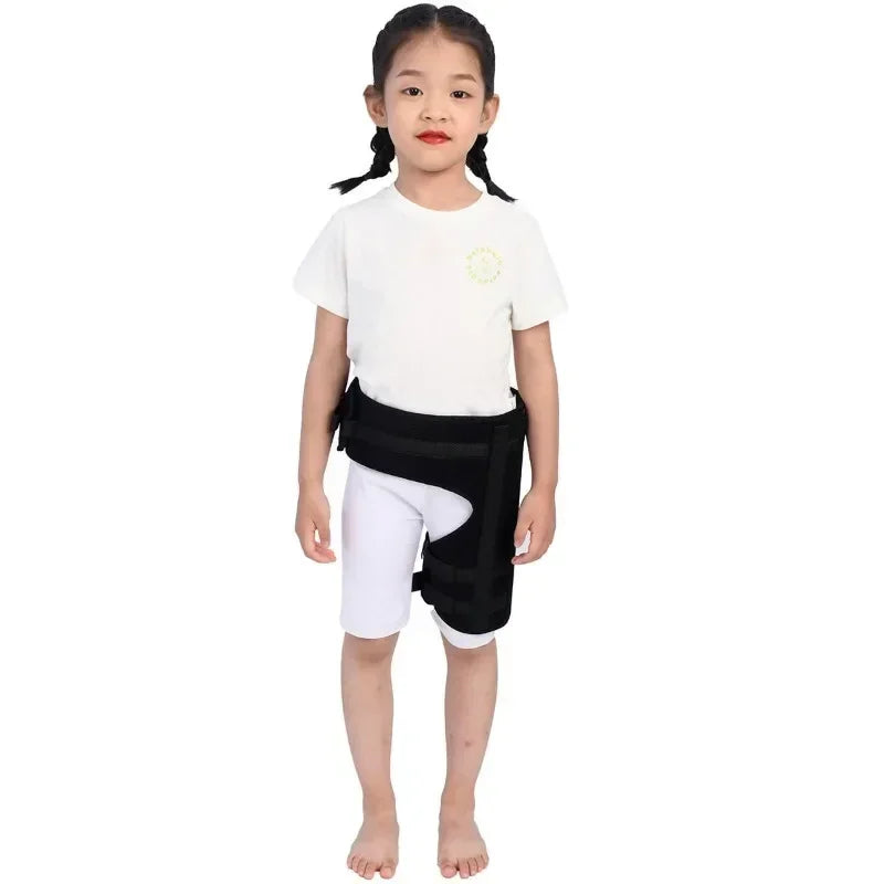 Premium Children Hip Strap Brace - Injury Support for Femur Fracture, Rehabilitation Fixation, Comfortable, Breathable, 