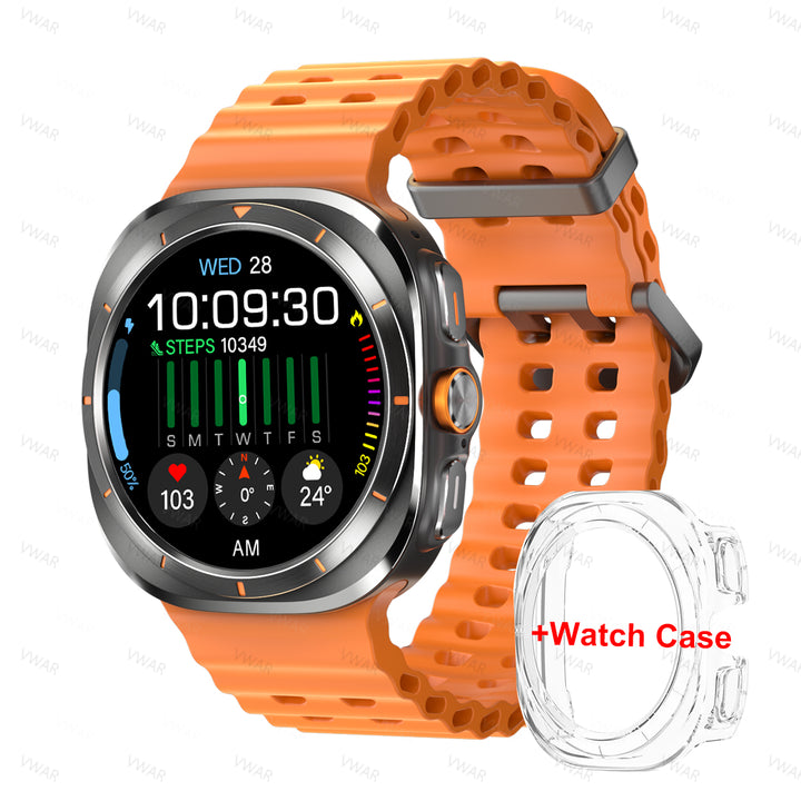 Premium Smartwatch for Men and Women – 1.43" AMOLED Display, IP68 Waterproof, Bluetooth Calling, Heart Rate, Blood Oxygen, 