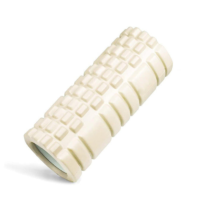 Premium Yoga Foam Roller for Muscle Recovery and Back Massage, 33*14cm Grid Axis Design, High-Density Foam, Ideal for Muscle