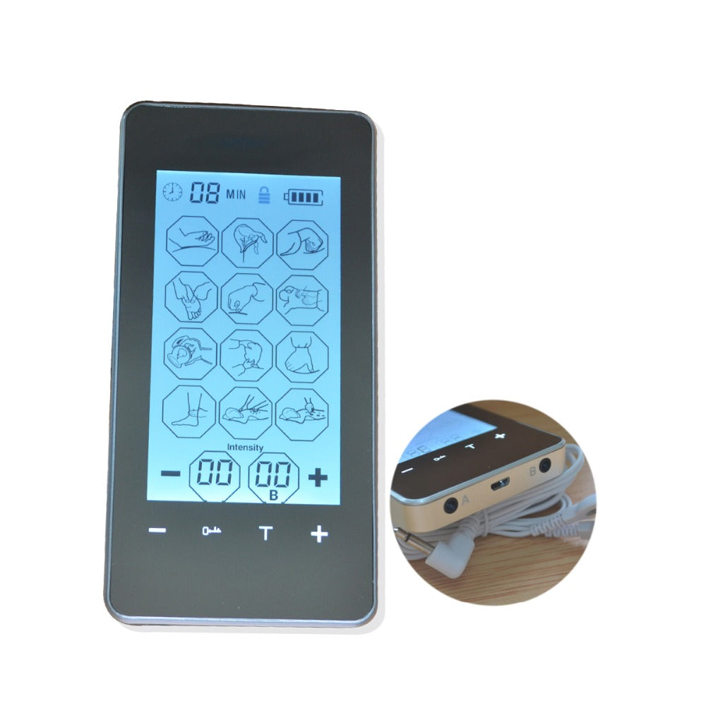 Premium Tens Electrotherapy Massager - Smart Touch Screen Device for Pain Relief, Muscle Stimulation, Health Care with 