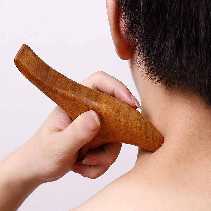 Premium Wood Therapy Massage Tools for Trigger Point Relief, Lymphatic Drainage, Mahogany & Rosewood Design for Back and Legs