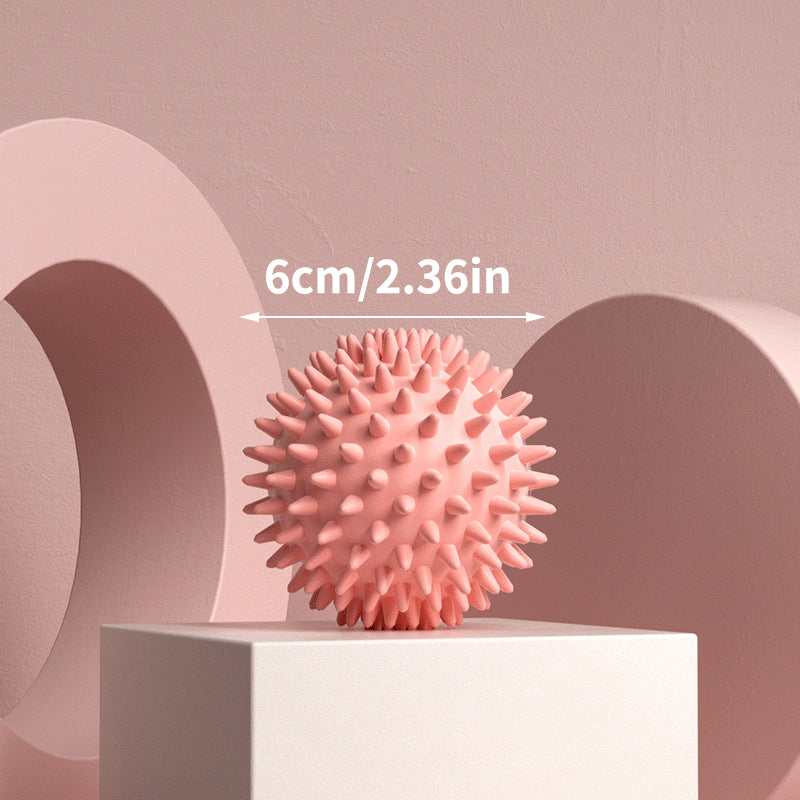 Premium PVC Spiky Massage Ball for Trigger Point Therapy, Pain Relief, and Plantar Fasciitis Treatment, 6cm Hedgehog Massage