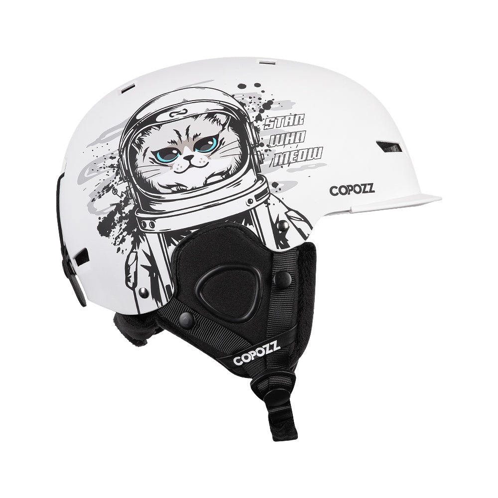 High-Quality Ski Helmet for Adults & Kids - Anti-Impact, Half-Covered Design, Warm Adjustable Fit, CE Certified, ABS + EPS 