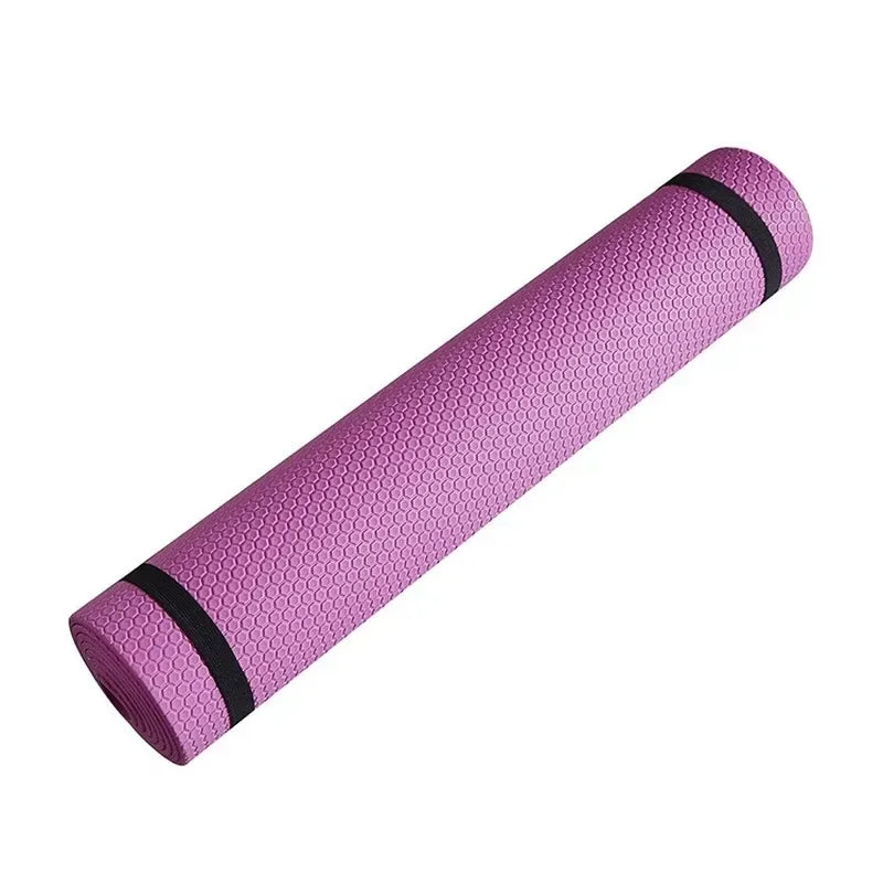 Premium 6MM Thick Yoga Mat – Anti-Skid EVA Foam Exercise & Pilates Mat – Comfortable, Durable Sports Fitness Mat