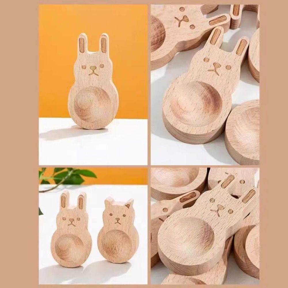 Premium Cartoon Wooden Essential Oil Diffuser – Refillable & Reusable Rabbit Bear Car Ornament, Home & Office Decoration, 