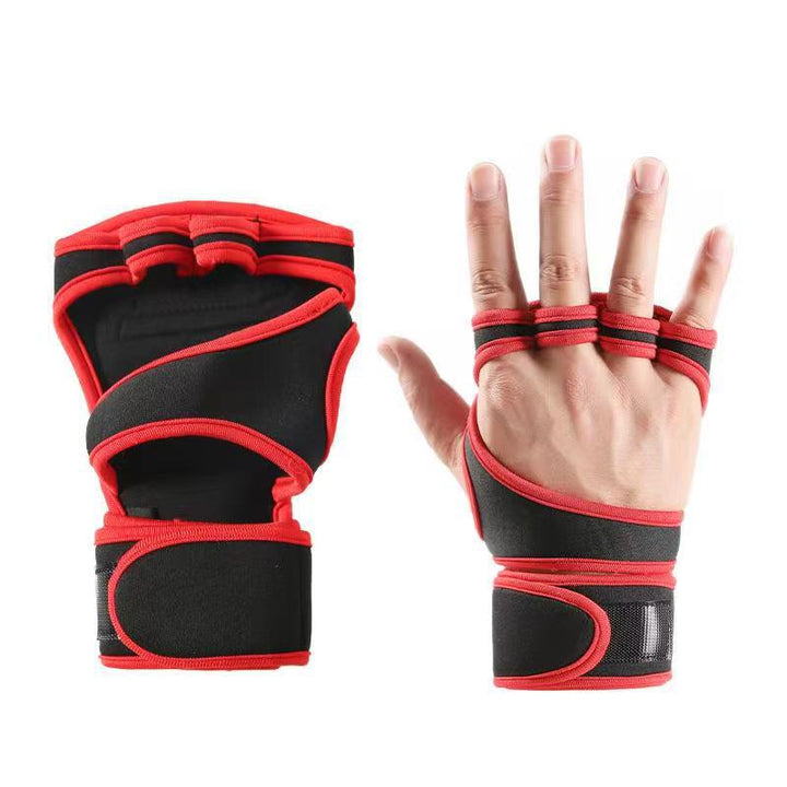 Premium Workout Gloves for Men & Women - Fitness, Bodybuilding, Weightlifting & Gym Palm Protectors with Hand & Wrist Support