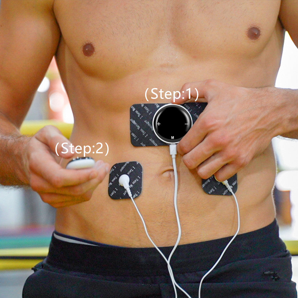 High-Quality Mini Wireless EMS TENS Muscle Stimulator - Portable Body Massage Therapy Tool with 10 Modes & 39 Intensity 