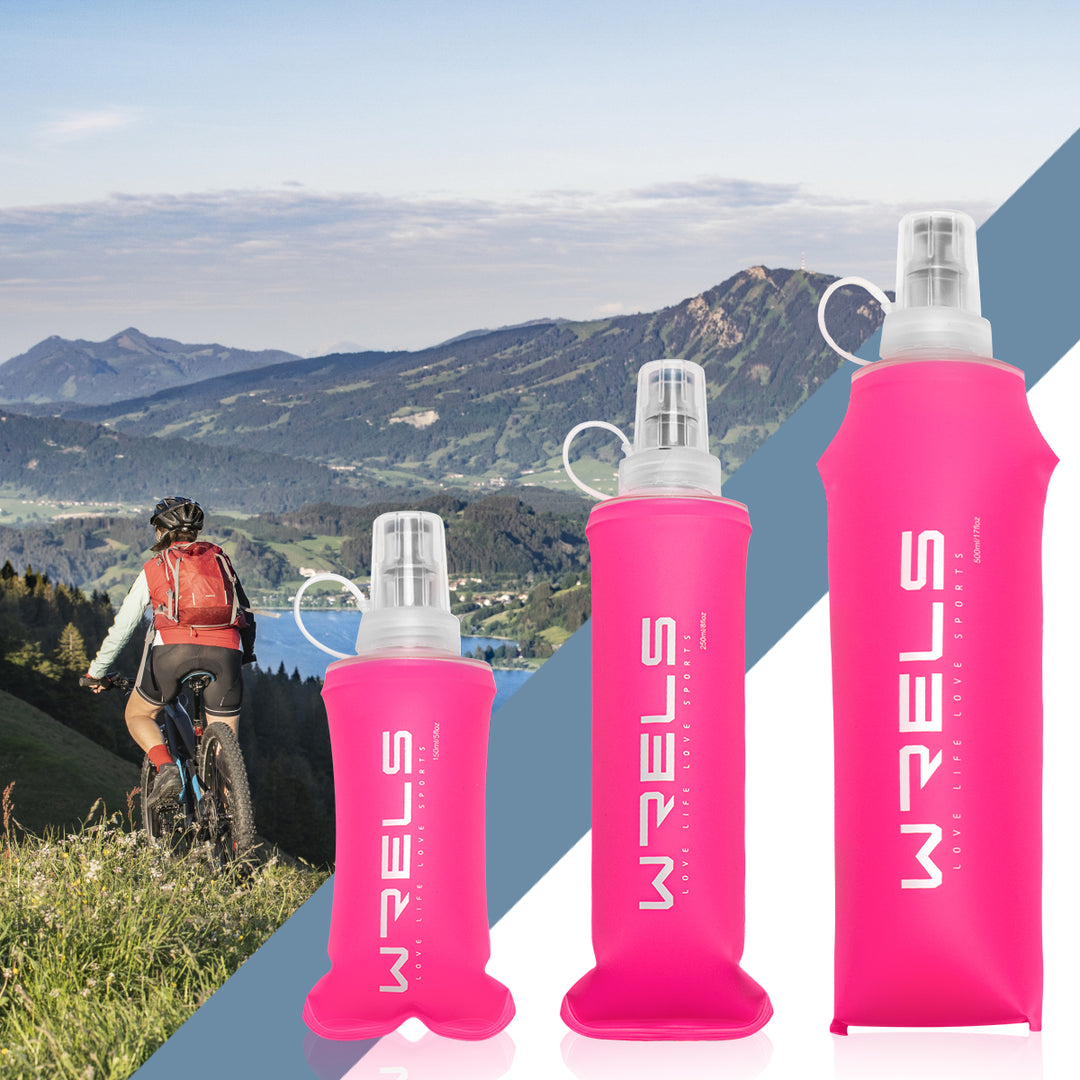 Premium Collapsible Water Bottle – BPA-Free TPU Soft Flask for Outdoor Sports, Camping, Running, Cycling, Hiking,