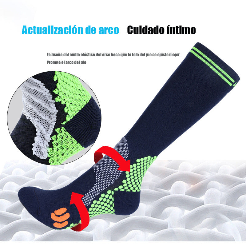 Premium Compression Socks for Men & Women – 20-30 mmHg Support for Varicose Veins, Running, Cycling, Football, Soccer – 