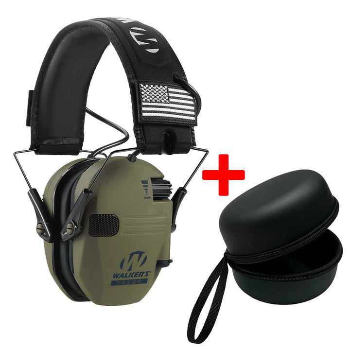 Premium Electronic Shooting Earmuffs with ARC Rail Mount – Tactical Helmet Headset for Noise Reduction, Intelligent Sound 