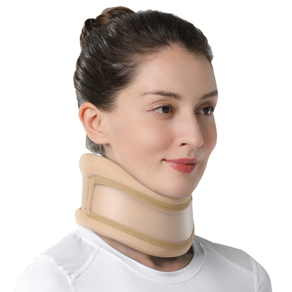 Premium Adjustable Neck Brace Foam Cervical Collar for Pain Relief, Comfortable Support for Home Use and Sleeping, Various 