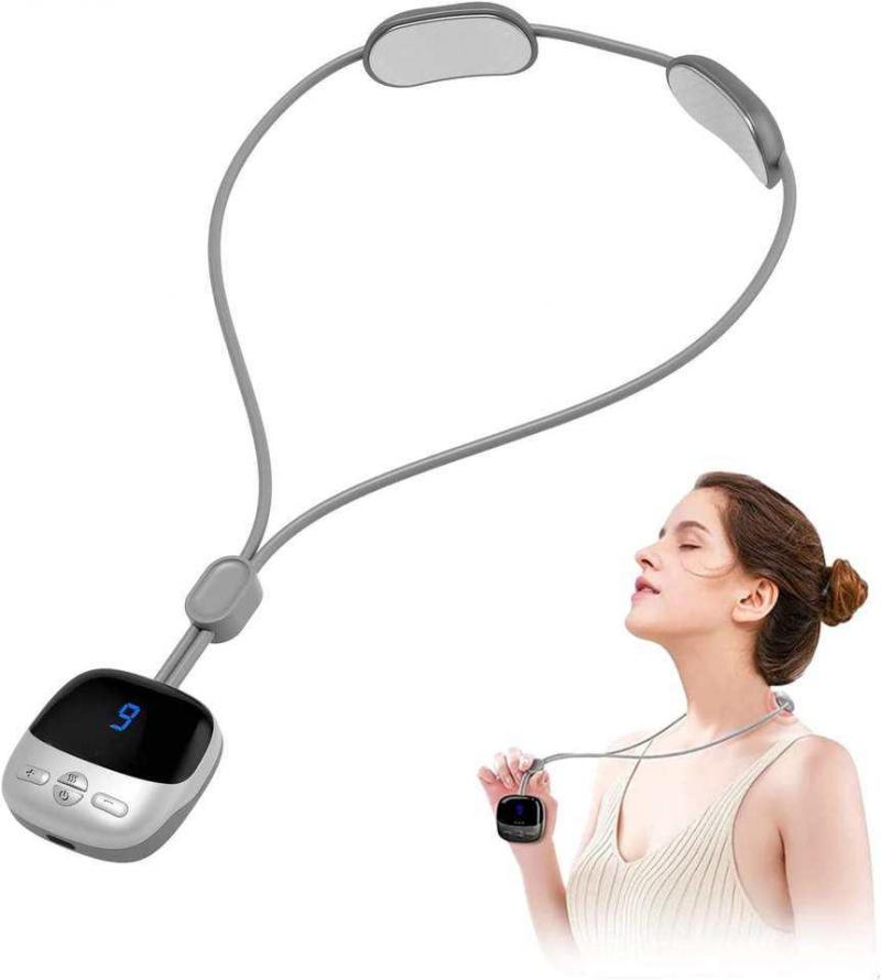 High-Quality Mini Smart Neck and Shoulder Massager - Portable Cervical Spine Relaxer with Heat Compression, 4 Massage Modes &