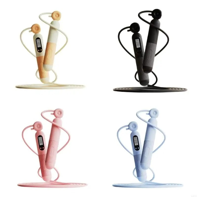 Premium Jump Rope with Calorie Counter – Adjustable Smart Skipping Rope for Fitness & Exercise, Tangle-Free Design, 2.8m Anti-Crack Rope, Suitable for Men, Women, and Kids