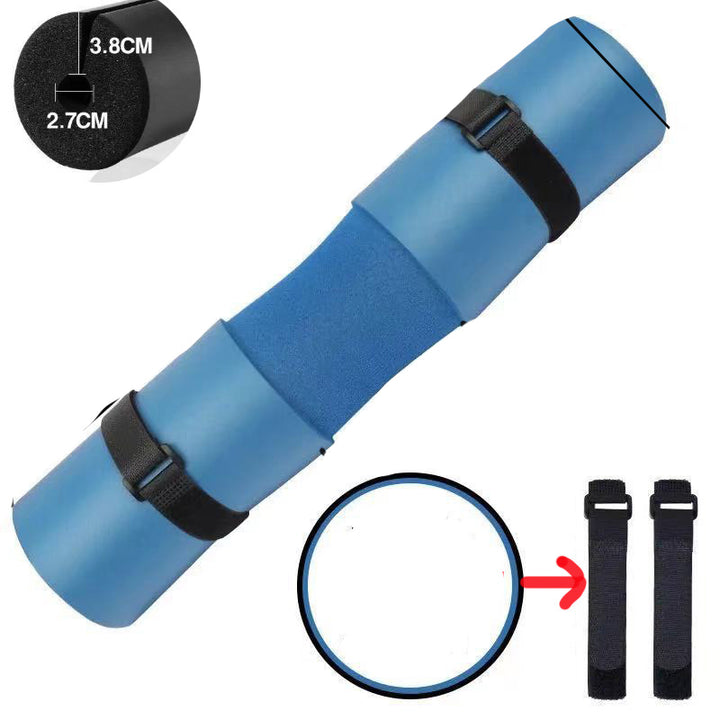 Premium Barbell Squat Pad – Foam Neck and Shoulder Support for Hip Thrusts, Squats, Weightlifting, Gym Training, Non-Slip,